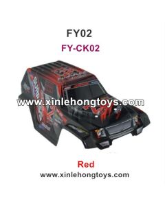 Feiyue FY02 Parts Body Shell, Car Shell FY-CK02 Red