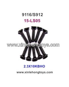 XinleHong Toys 9116 S912 rc truck Parts Countersunk Head Screw 15-LS05 (2.3X10KBHO) -10PCS