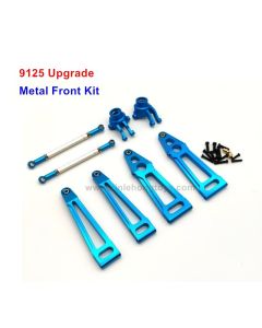 XinleHong 9125 Upgrade Kit-Metal Swing Arm+Steering Cup Assembly-Front Blue Color