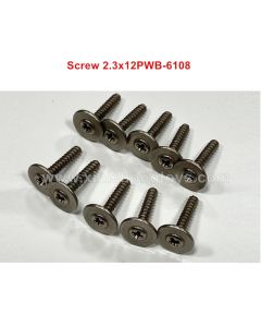 SCY 16101/16102/16103/16201 Parts Screw 2.3x12PWB 6108