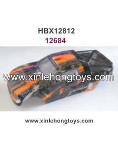 HaiBoXing HBX 12812 Parts Body Shell, Car Shell (Orange) 12684