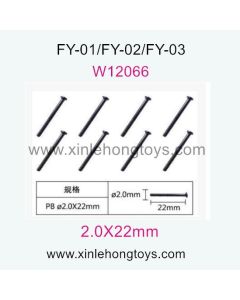 Feiyue FY01 Parts Self-Attack Screws W12066-8pcs