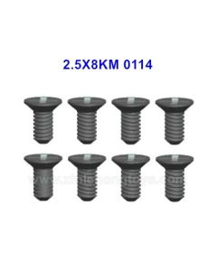 Wltoys 144001 Parts Screw 2.5X8KM 0114