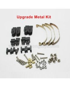 JJRC Q65 D844 Upgrade Metal Shock Frame+Shock Absorbing Plate Kit-Black