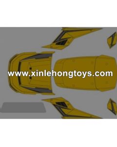 HBX T6 Parts Body Shell+Front Window Shield TS072Y