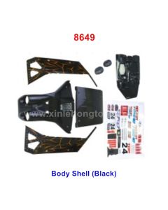 RC Buggy DBX 07 RC Body Shell-8649 Black Color