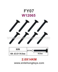 Feiyue FY07 Desert-7 Parts 2.0X14KM Hexagonal Flat Head Screws W12065
