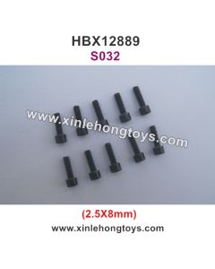 HBX 12889 Thruster Parts Cap Head Screw 2.5X8 S032