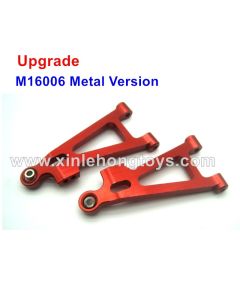 HBX 16890 Upgrades-Metal Front Lower Suspension Arms M16006-Red