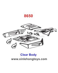 ZD Racing Car Parts DBX 07 RC Body Shell-CIear 8650