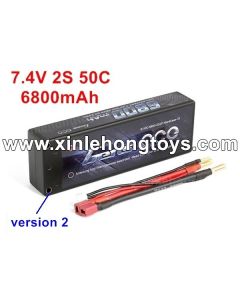 HBX T6 Battery 7.4V 2S 50C 6800mAh