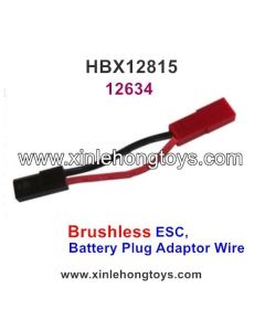 HBX 12815 Brushless ESC, Battery Plug Adaptor Wire 12634