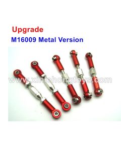 HBX 16890 Destroyer Upgrade Parts-Metal Full Car Connecting Rod-Red