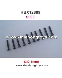 HBX 12889 Thruster Parts Round Head Screw 3X16mm S095