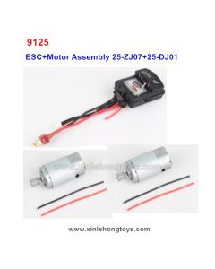 Xinlehong 9125 Parts ESC+Motor Kit 25-ZJ07+25-DJ01