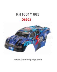 REMO HOBBY 1665 Sevor Parts D6603, Body Shell