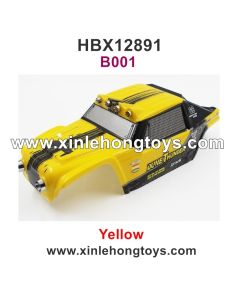 HaiBoXing HBX 12891 Car Shell, Body Shell Yellow 891-B001