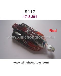 XinleHong Toys 9117 Parts Car Shell Red 17-SJ01