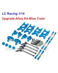 LC Racing Upgrade Parts, 1/14 Car Alloy Kit-Blue Color