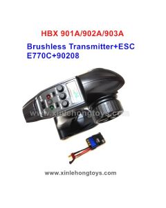 HBX 901A 902A 903A Parts Brushless Transmitter+ESC (90208+E770C)