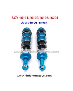 SCY 16201 Parts Upgrades-Alloy Oil Shock-Blue