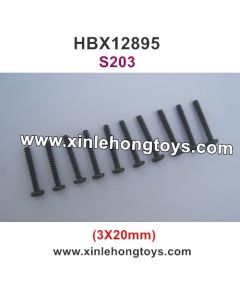 HBX 12895 Parts Screw 3X20mm S203