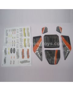 HBX 12815 Body Shell, Car Shell Complete 815-B001