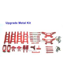 1/10 RC Car 9201E Upgrade Metal Kit-Red