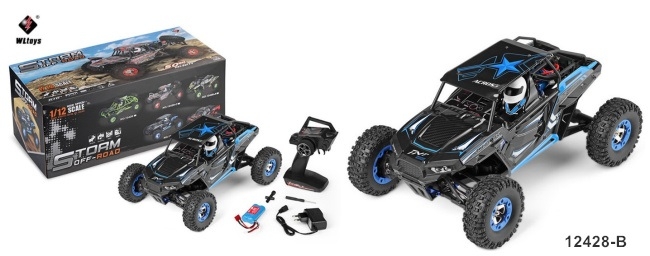 Wltoys 12428-B Storm 1:12 2.4G 4WD Off-Road Car.