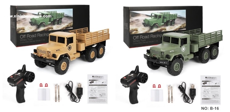 WPL B-16 B-1 1:16 6WD Military Truck