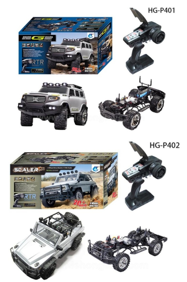 HG P401 P402 4WD Electric 1/10 Scale Truck.