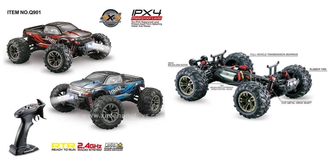 XinleHong Q901 Spirit 1:16 4WD Brushless RC Truck